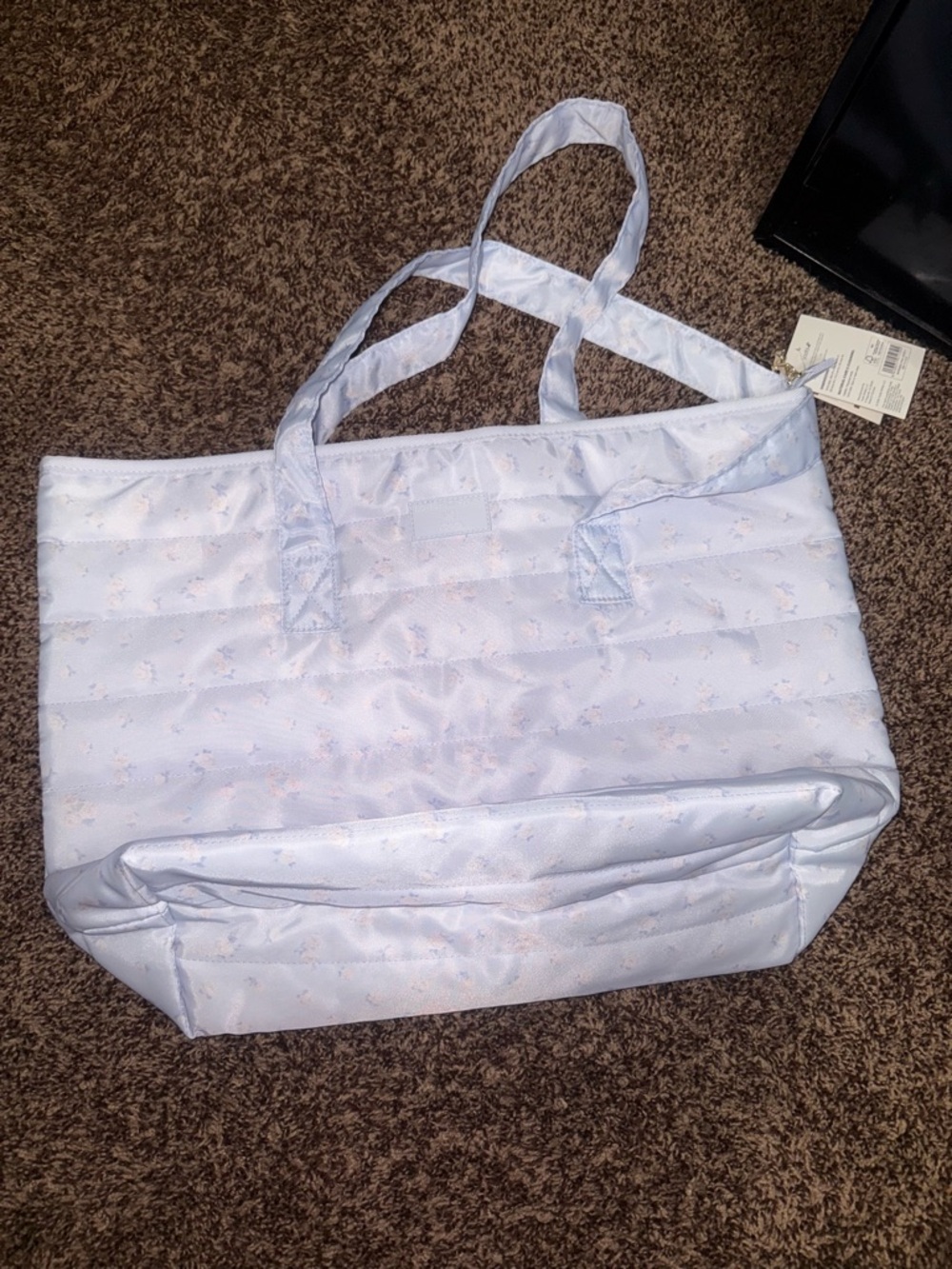 LoveShackFancy x Target Everblooming Rosettes Ditsy Quilted Tote Bag  Breezy